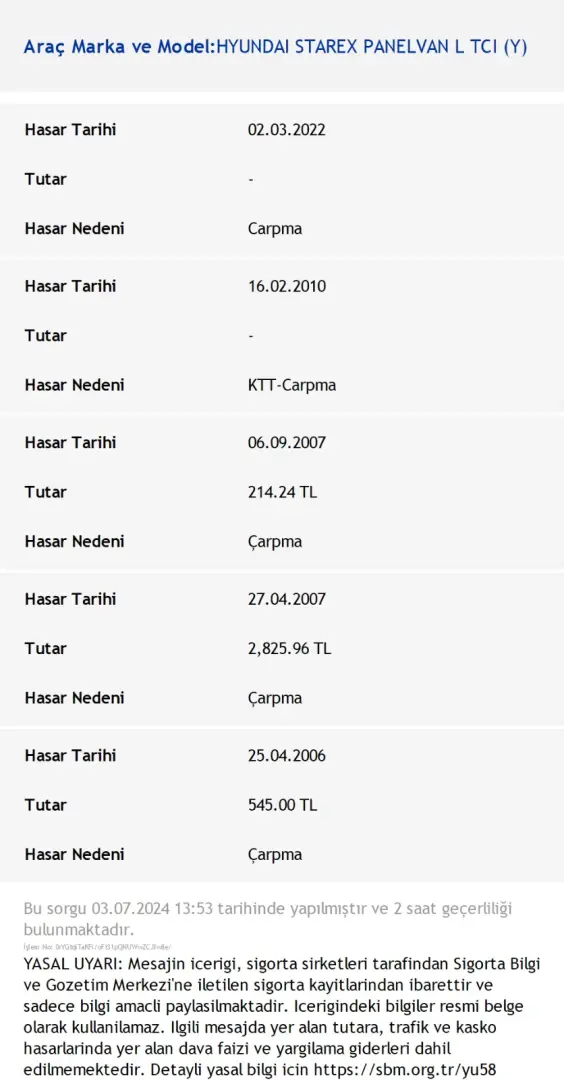Hyundai Starex Starex Space 2.5 TCI HY KLM 1