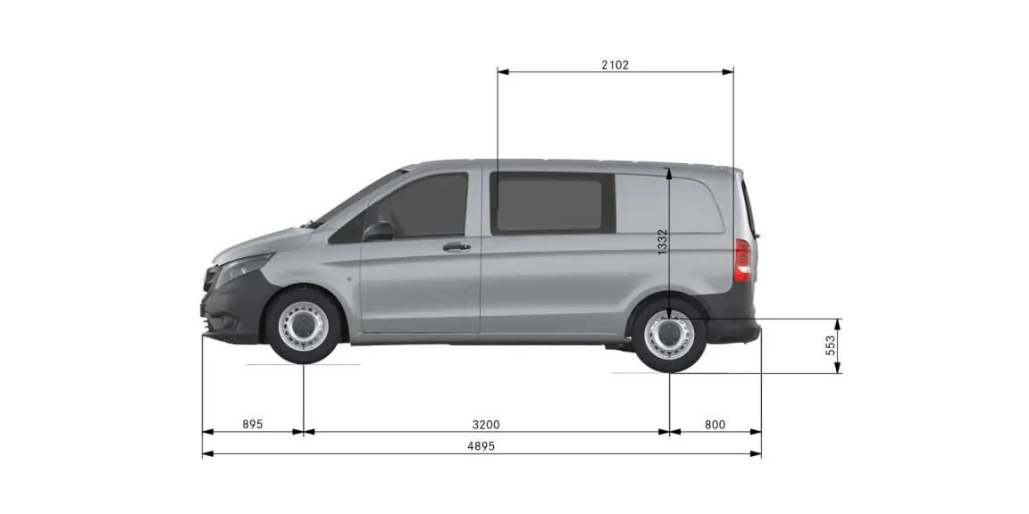 Mercedes-Benz Vito Vito Mixto 111 CDI G322 Orta 6
