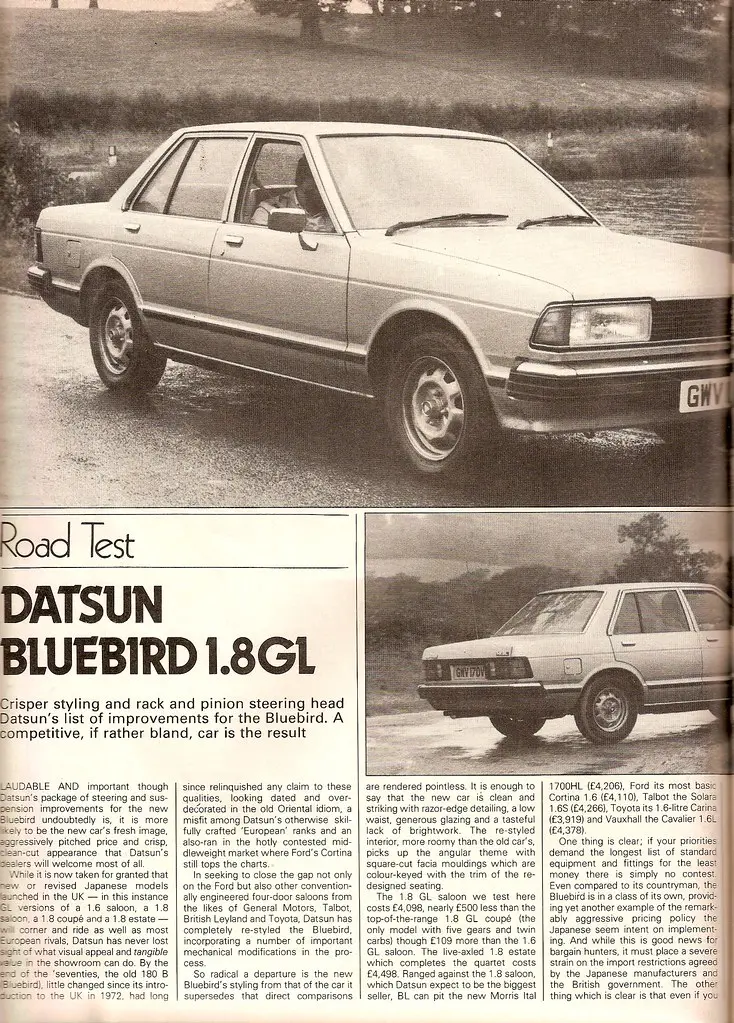 Nissan Bluebird Bluebird 1.8 GL 6